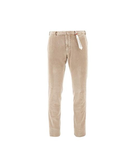 Santaniello Natural 'Evoluto' Corduroy Pants for men