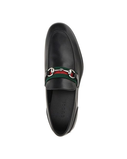 Gucci Blue Leather 'Como' Loafers 7 for men