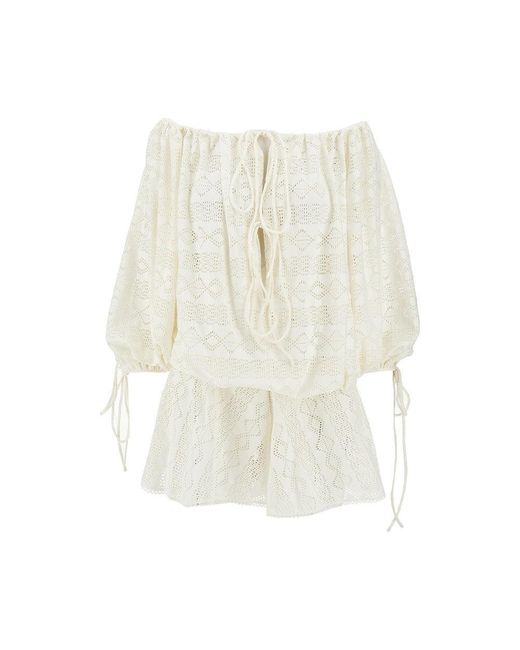 Jumpsuit Corta 'Wilma' Donna di ANDAMANE in White