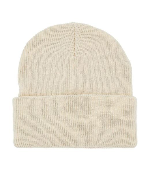 Carhartt Natural Logo Patch Beanie for men