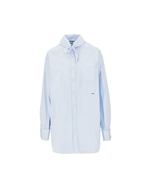 Camicia di Prada in Blue