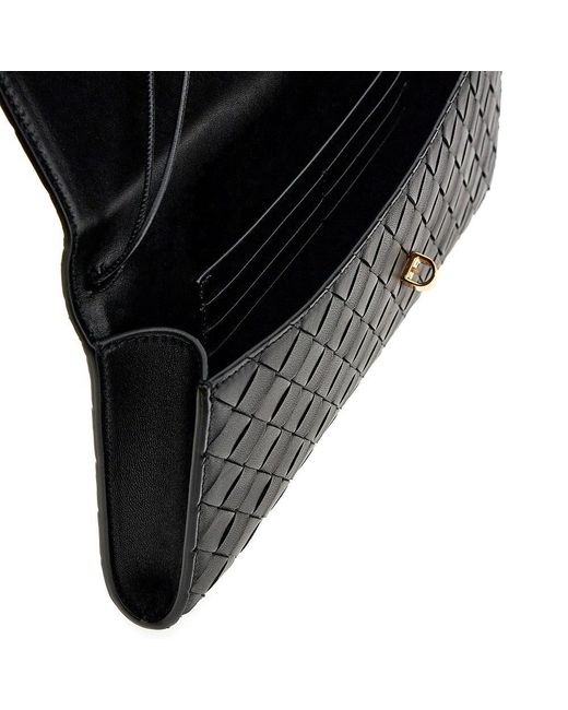 Bottega Veneta Black 'Andiamo' Nappa Leather Clutch