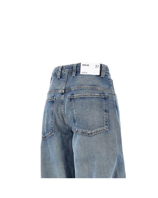 Agolde Blue 'Lantern' Jeans