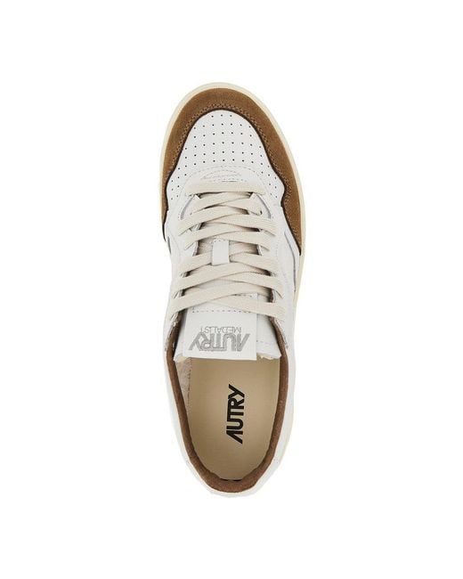 Autry Multicolor Medalist Low Leather Sneakers for men