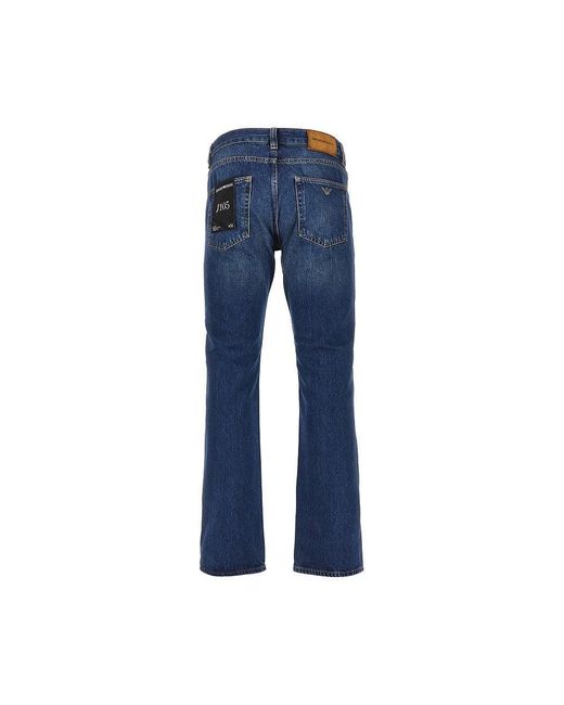 Emporio Armani Blue J105 Denim Jeans for men