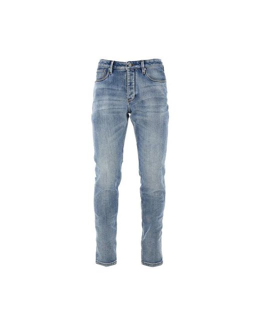 Emporio Armani Blue Slim Fit J75 Jeans for men