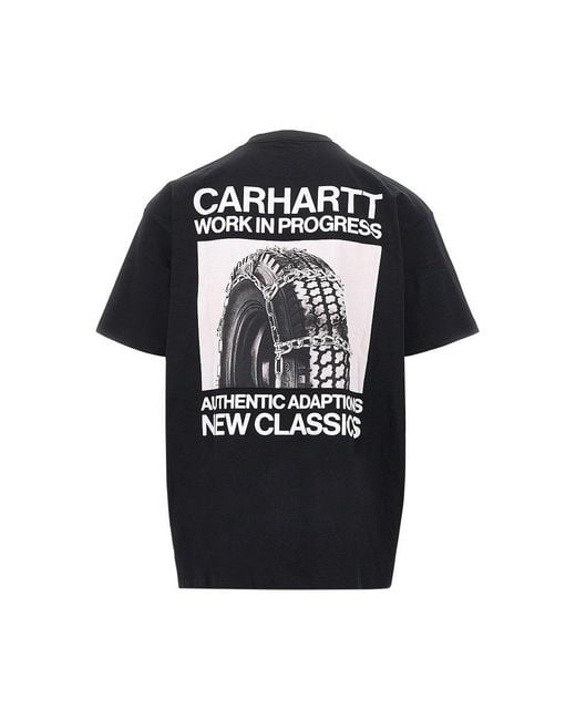 Carhartt Black 'Sean Hamilton 03' Cotton T-Shirt for men