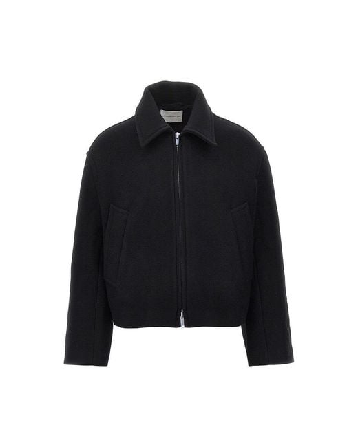 Studio Nicholson Black Double Zip-Up Short Coat for men