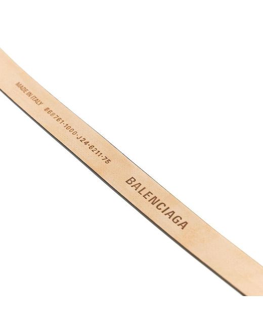 Balenciaga Natural Bolero Bb Leather Belt