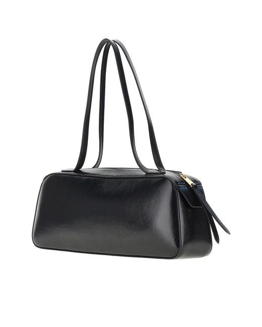 Khaite Black Patent Leather 'Simona' Bag