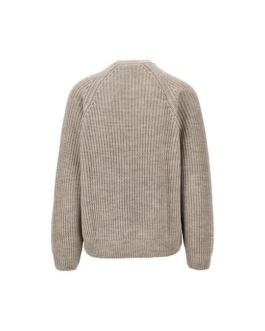 Carhartt Gray 'Firth' Wool-Blend Sweater for men