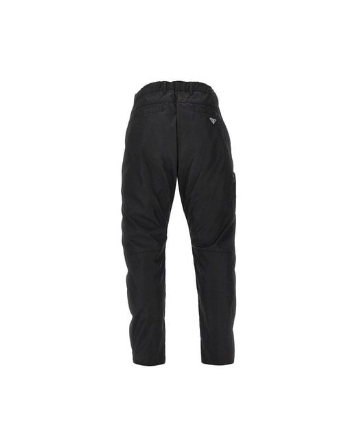 Prada Black Re-Nylon Pants for men