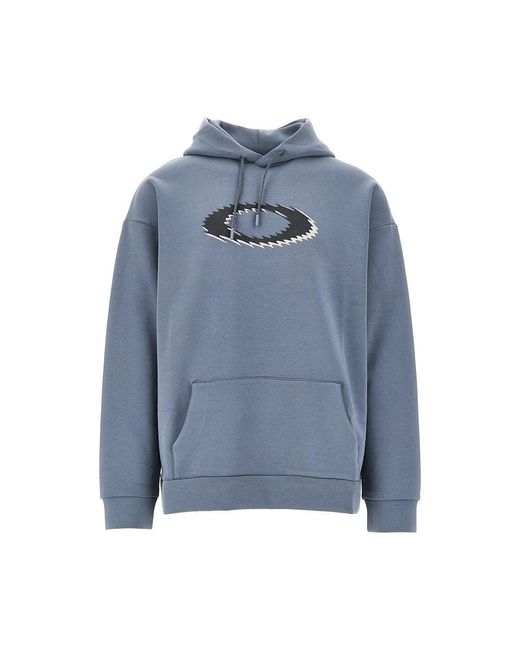 Oakley Blue 'New Retro' Hoodie for men