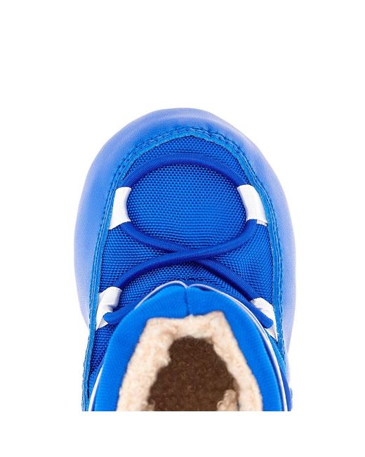 Moon Boot Blue Nylon 'Crib' Boots Kids for men