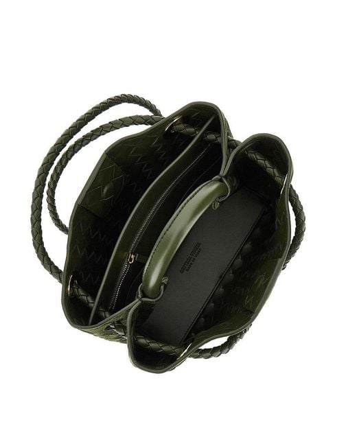 Bottega Veneta Green Small 'Andiamo' Bag