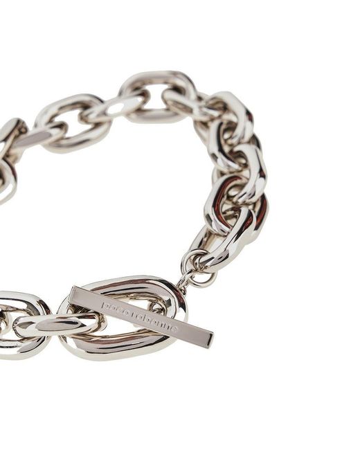 Rabanne Metallic Xl Link Necklace