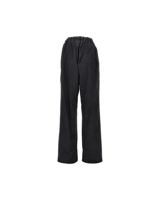 Phoebe Philo Black Cotton 'Pyjama' Pants