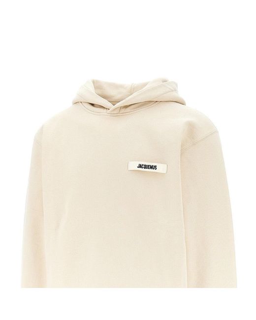 Jacquemus Natural 'Gros Grain' Hoodie for men