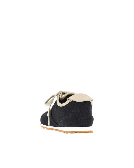 Jacquemus Black 'Les Tennis' Leather And Canvas Sneakers