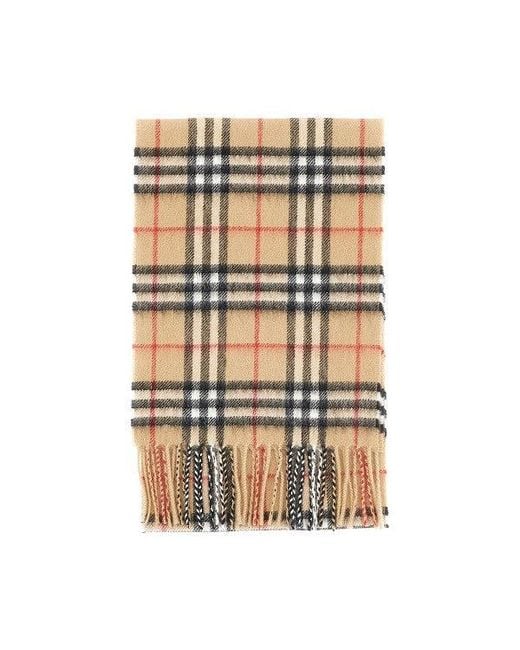 Sciarpa di Burberry in Metallic da Uomo