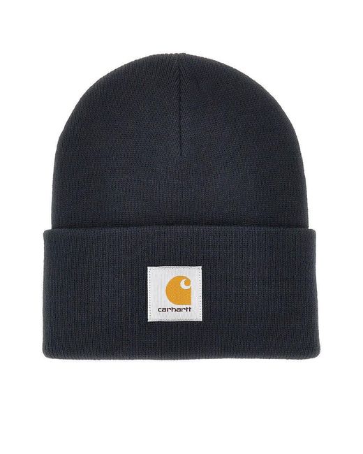 Beanie Con Patch Logo di Carhartt in Blue da Uomo