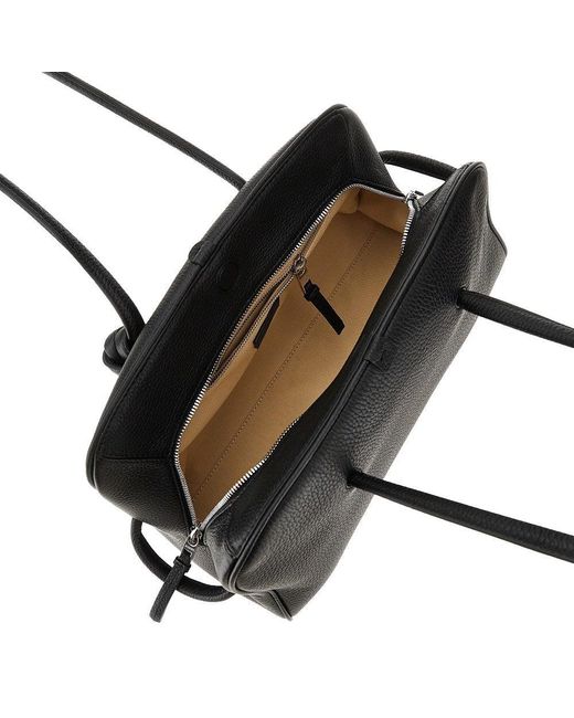 Jacquemus Black Grained Leather 'Turismo' Bag