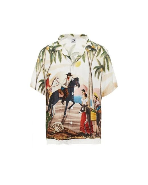 Endless Joy Multicolor 'Bandito' Modal Shirt for men