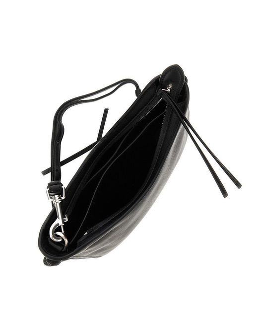 Phoebe Philo Black Leather Small 'Gig' Shoulder Bag