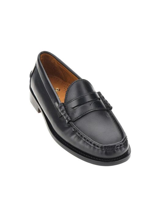 Sebago Blue 'Ferrara' Leather Loafers for men