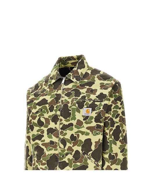 Carhartt Green Duck Detroit Jacket for men