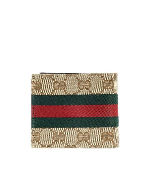 Gucci Green Original Gg Bi-Fold Wallet for men