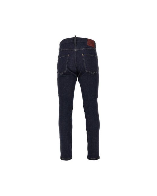 DSquared² Blue 'Teddy' Stretch Denim Pants for men