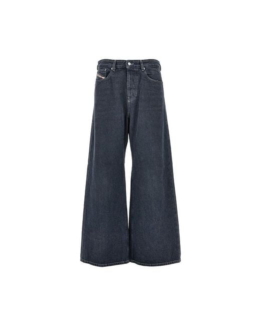 DIESEL Blue '1996 D-Sire' Wide-Leg Jeans