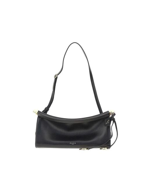 Alaïa Black Leather Small 'Le Click East West' Bag
