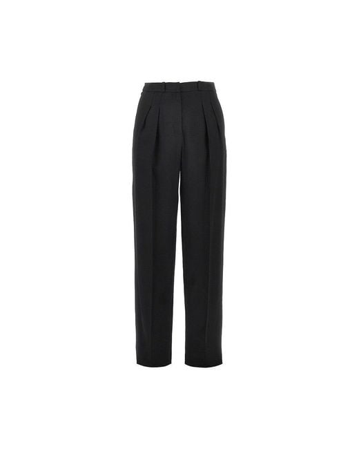 Loulou de Saison Black 'Alio' Pants With Darts