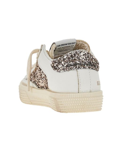 Golden Goose Deluxe Brand Multicolor 'May' Leather Sneakers Kids