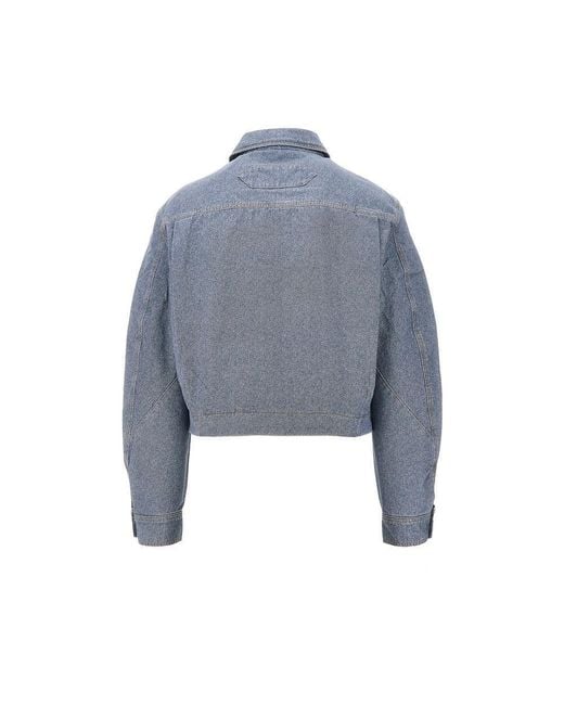 Jacquemus Blue 'De-Nîmes Canevas' Denim Jacket for men