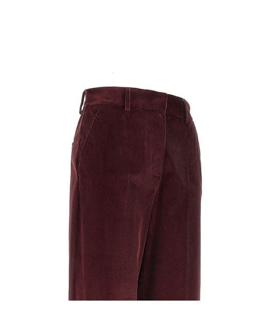 Weekend by Maxmara Red Corduroy Pants
