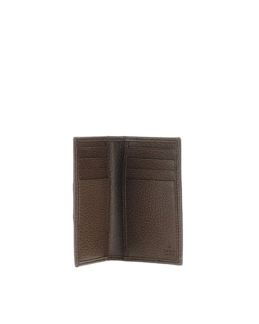 Gucci Green Gg Supreme Ophidia Card Holder for men