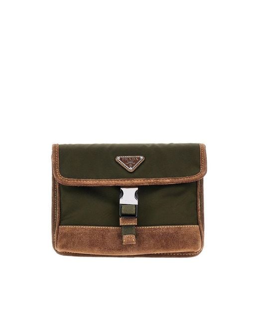 Pouch Porta Smartphone di Prada in Green da Uomo