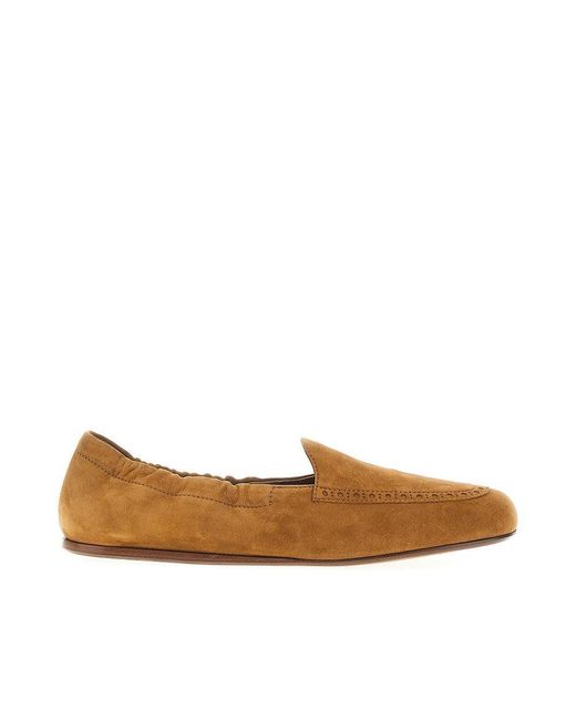Church's Brown 'Rika' Suede Leather Loafers 37