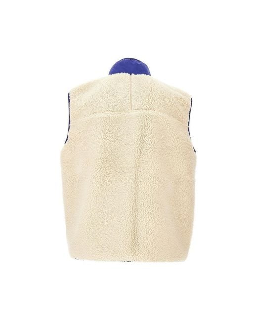 Patagonia Blue 'Classic Retro-X' Fleece Vest for men