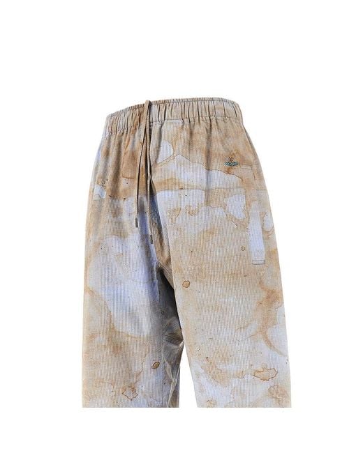 Vivienne Westwood Gray Organic Cotton Kung Fu Pants for men