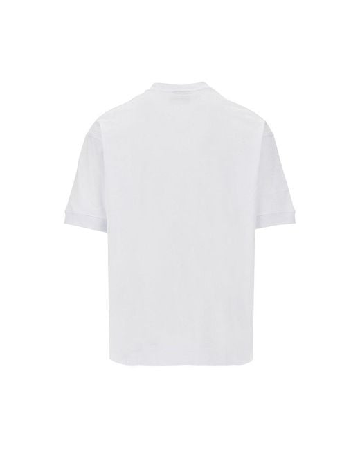Mauna Kea White 'Heritage Logo' Oversized T-Shirt for men