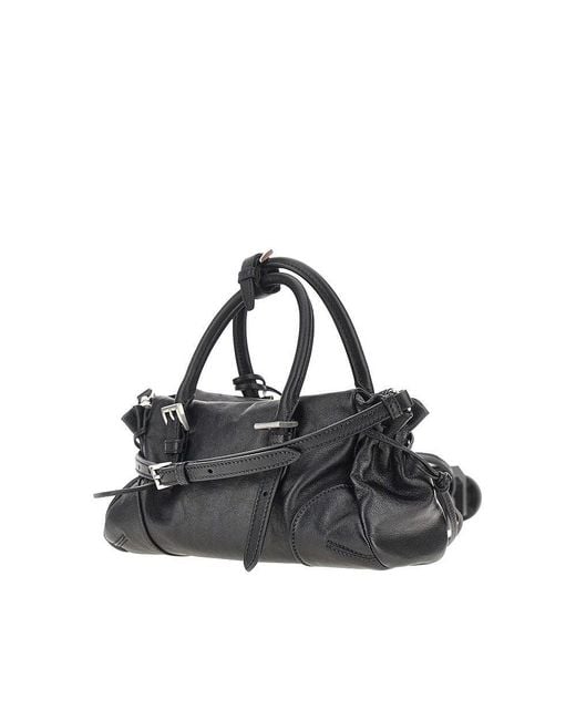 Prada Black Leather Small Karin' Bag