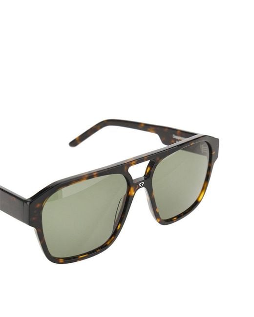 Facehide Green Face. Hide 'Doppioponte' Sunglasses for men