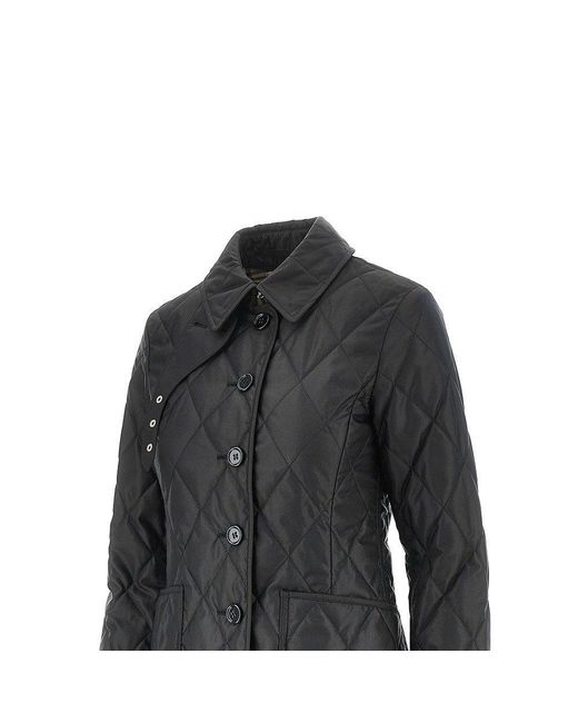 Burberry Black 'Fernleigh' Quilted Jacket