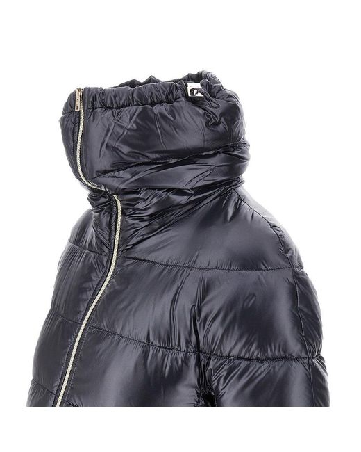 Herno Gray Ultralight Nylon 'Cleofe' Down Hacket
