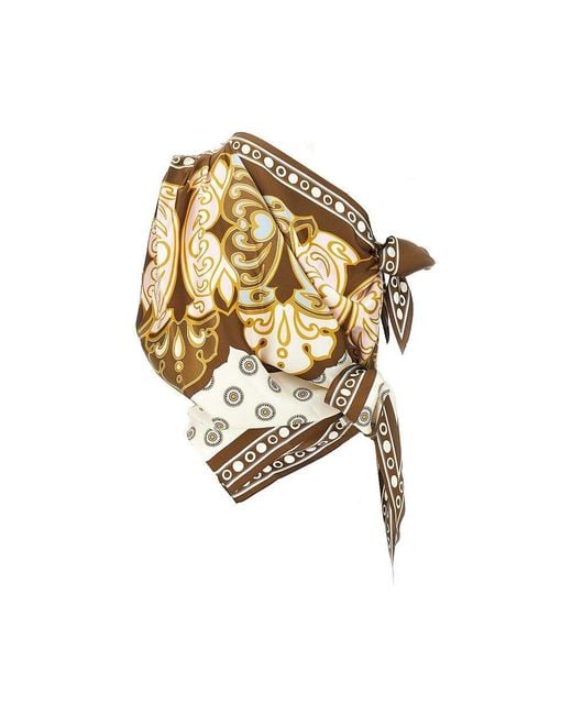 LaDoubleJ Metallic Silk 'Full-On' Foulard Top