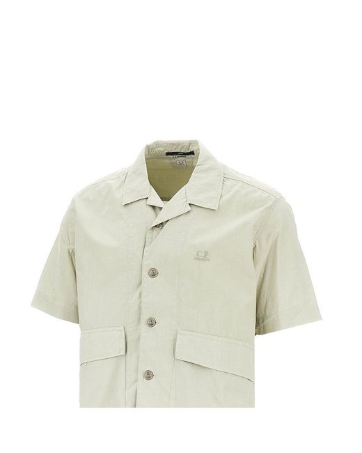 C P Company Multicolor Poplin Safari Shirt for men